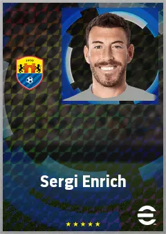 Sergi Enrich eFootball 2026 player card, 70 OVR CF