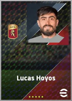 Lucas Hoyos eFootball 2026 player card, 73 OVR GK