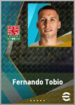 Fernando Tobio eFootball 2026 player card, 71 OVR CB