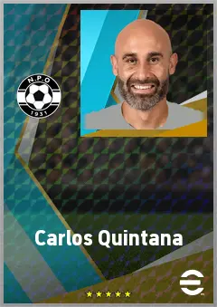 Carlos Quintana eFootball 2026 player card, 74 OVR CB