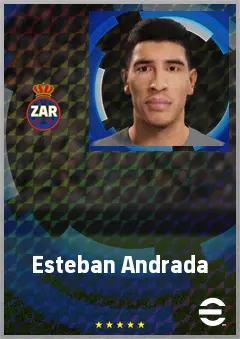 Esteban Andrada eFootball 2026 player card, 71 OVR GK