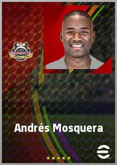 Andrés Mosquera eFootball 2026 player card, 71 OVR CB