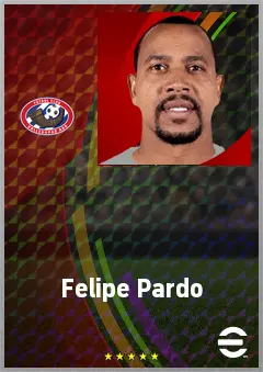 Felipe Pardo eFootball 2026 player card, 71 OVR RWF