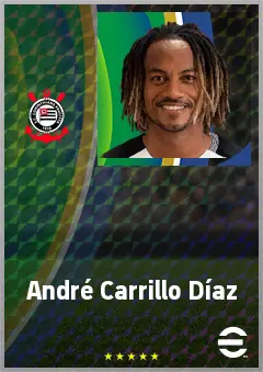 André Carrillo Díaz eFootball 2026 player card, 73 OVR CMF