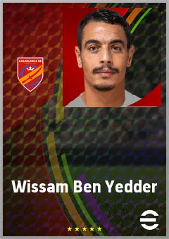 Wissam Ben Yedder eFootball 2026 player card, 73 OVR CF