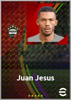 Juan Jesus eFootball 2026 player card, 74 OVR CB