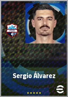Sergio Álvarez eFootball 2026 player card, 70 OVR DMF