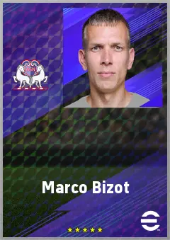 Marco Bizot eFootball 2026 player card, 74 OVR GK