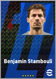 Benjamin Stambouli eFootball 2026 player card, 71 OVR DMF