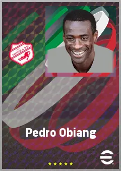 Pedro Obiang eFootball 2026 player card, 72 OVR CMF