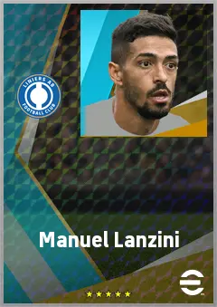 Manuel Lanzini eFootball 2026 player card, 74 OVR AMF