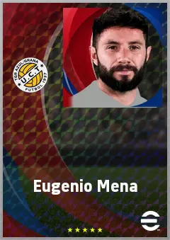 Eugenio Mena eFootball 2026 player card, 71 OVR LB