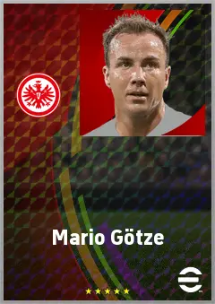 Mario Götze eFootball 2026 player card, 76 OVR AMF