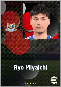 Miyaichi Ryo eFootball 2026 player card, 69 OVR LWF
