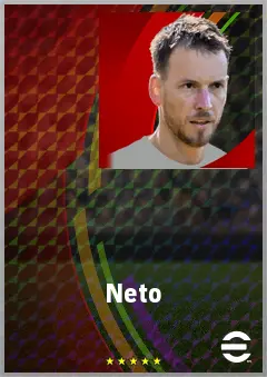 Neto eFootball 2026 player card, 74 OVR GK