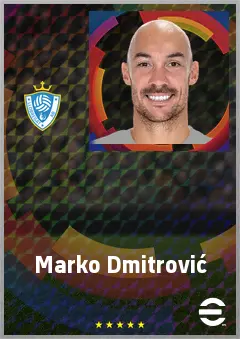 Marko Dmitrović eFootball 2026 player card, 73 OVR GK