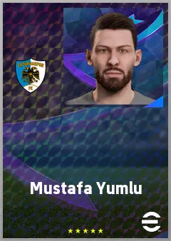 Mustafa Yumlu eFootball 2026 player card, 68 OVR CB