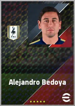 Alejandro Bedoya eFootball 2026 player card, 69 OVR CMF