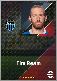 Tim Ream eFootball 2026 player card, 74 OVR CB