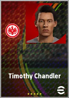 Timothy Chandler eFootball 2026 player card, 69 OVR RB