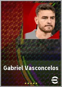 Gabriel Vasconcelos eFootball 2026 player card, 73 OVR GK