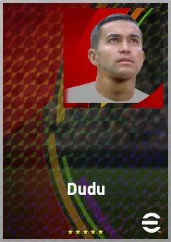 Dudu eFootball 2026 player card, 72 OVR LWF