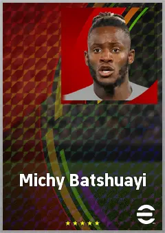 Michy Batshuayi eFootball 2026 player card, 75 OVR CF