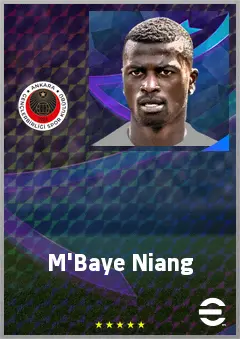 M'Baye Niang eFootball 2026 player card, 71 OVR CF