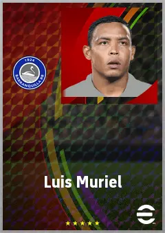 Luis Muriel eFootball 2026 player card, 74 OVR CF