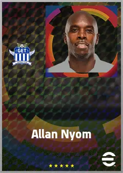 Allan Nyom eFootball 2026 player card, 70 OVR RB