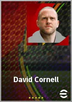 David Cornell eFootball 2026 player card, 68 OVR GK