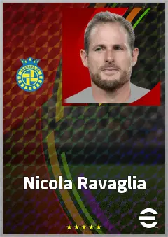Nicola Ravaglia eFootball 2026 player card, 69 OVR GK