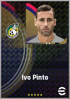Ivo Pinto eFootball 2026 player card, 70 OVR RB
