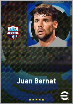 Juan Bernat eFootball 2026 player card, 72 OVR LB