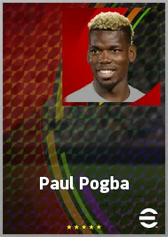 Paul Pogba eFootball 2026 player card, 75 OVR CMF