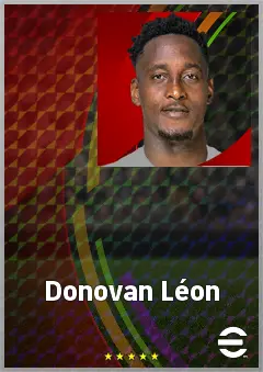 Donovan Léon eFootball 2026 player card, 73 OVR GK