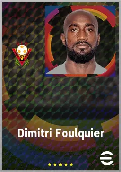 Dimitri Foulquier eFootball 2026 player card, 74 OVR RB
