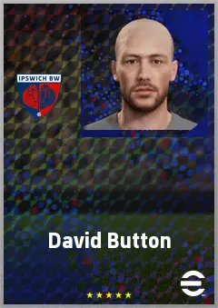 David Button eFootball 2026 player card, 69 OVR GK