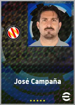 José Campaña eFootball 2026 player card, 73 OVR CMF
