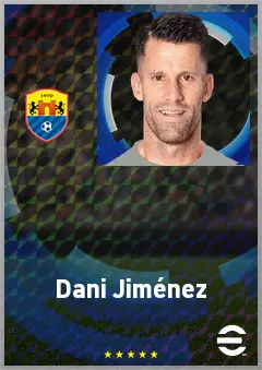 Dani Jiménez eFootball 2026 player card, 72 OVR GK