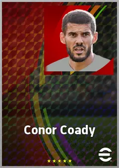 Conor Coady eFootball 2026 player card, 71 OVR CB