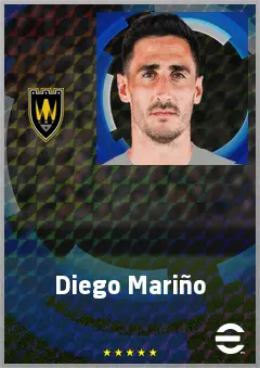 Diego Mariño eFootball 2026 player card, 70 OVR GK