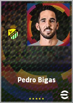 Pedro Bigas eFootball 2026 player card, 72 OVR CB