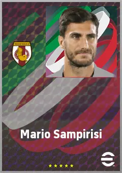 Mario Sampirisi eFootball 2026 player card, 71 OVR RB