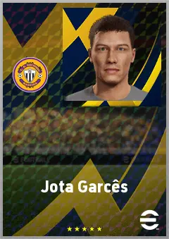 Jota Garcês eFootball 2026 player card, 68 OVR AMF