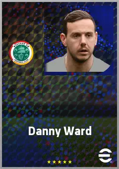 Danny Ward eFootball 2026 player card, 72 OVR GK