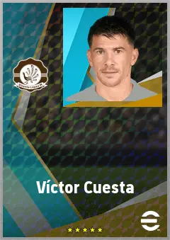 Víctor Cuesta eFootball 2026 player card, 73 OVR CB
