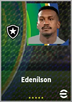 Edenílson eFootball 2026 player card, 72 OVR CMF