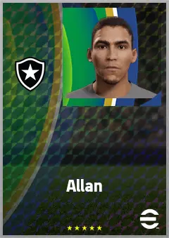 Allan eFootball 2026 player card, 73 OVR DMF