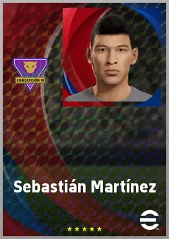 Sebastián Martínez eFootball 2026 player card, 66 OVR DMF